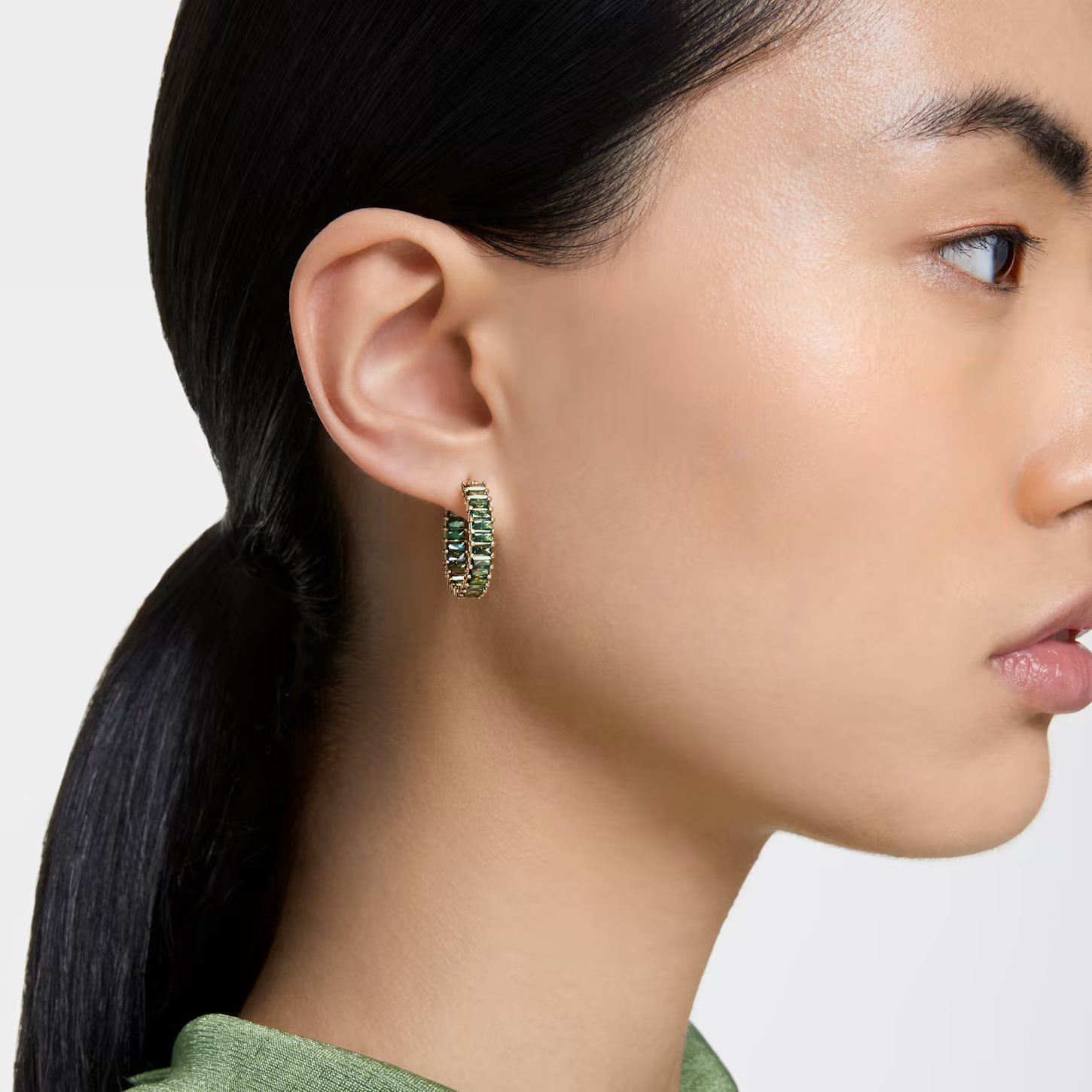 Matrix hoop earrings